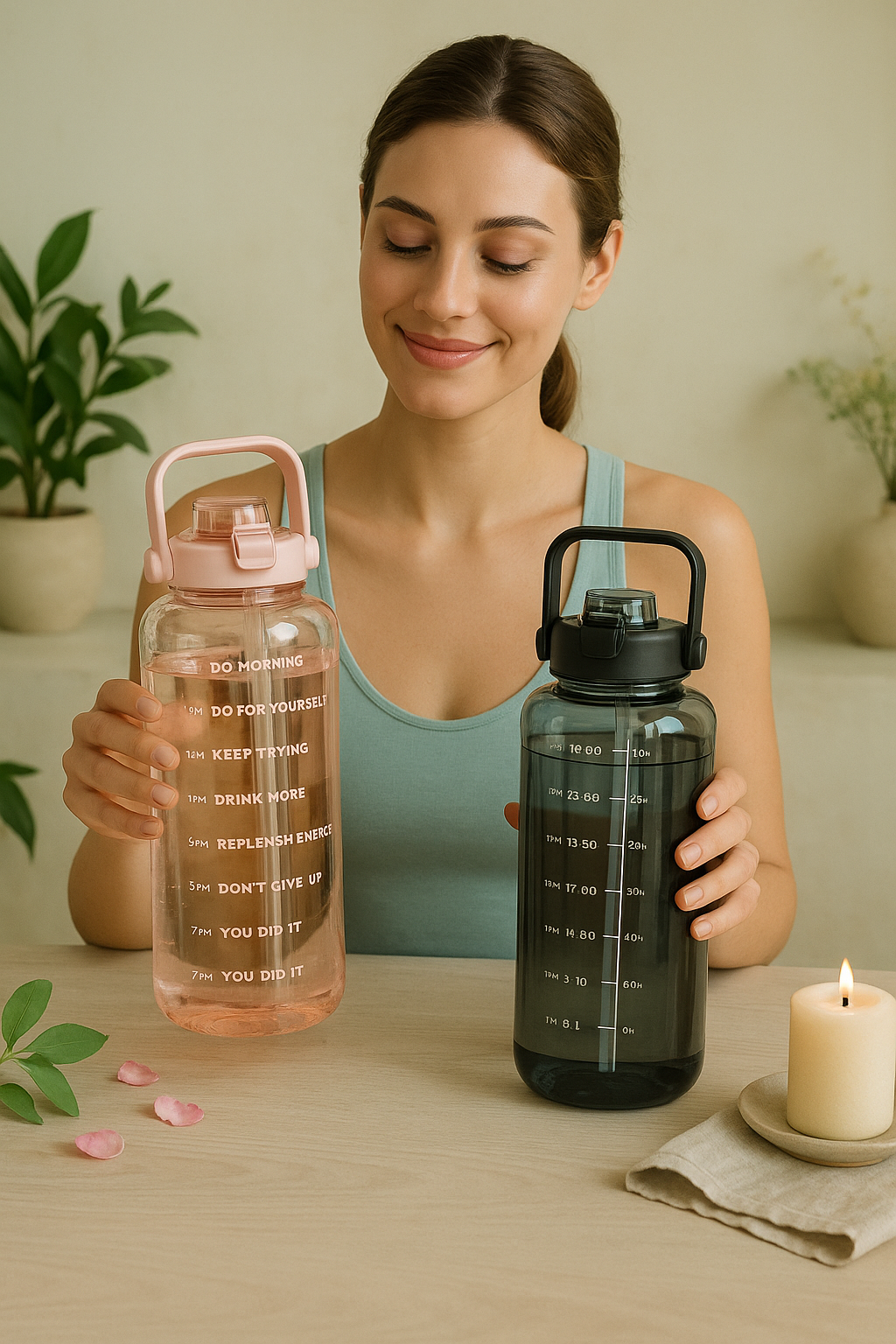 2L Portable Water Bottle