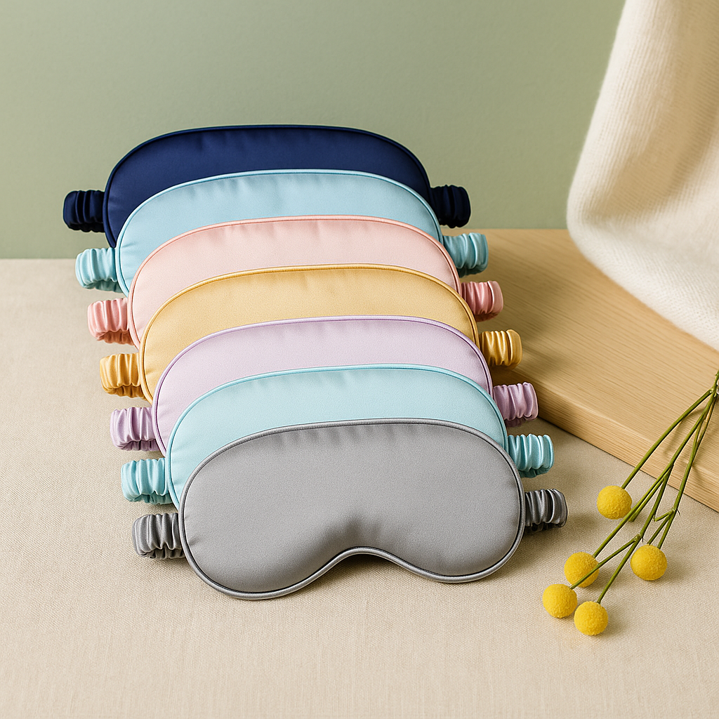 Imitated Silk Eye Patch Shading Sleep Eye Mask Eyepatch Travel Relax Cover Eyeshade Health Sleeping Shield Eye Care Tools